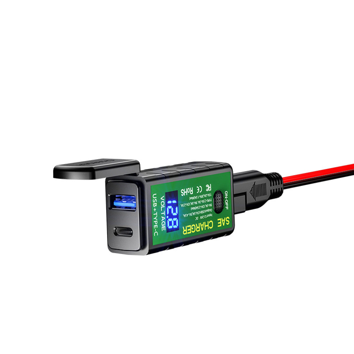 MuseDrive Motorcycle SAE-USB Charger